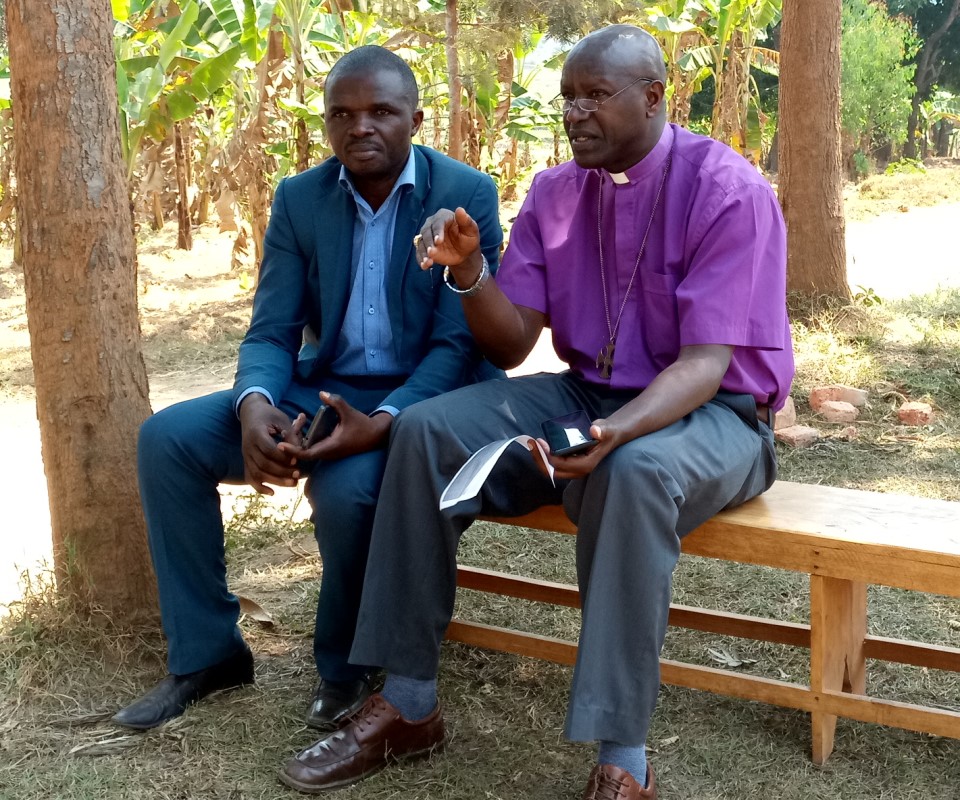 Bishop Nathan Gasatura and Viateur Ntarindwa
